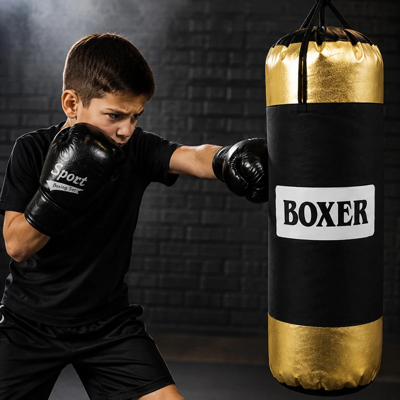 Kids Boxing Bag with Gloves 55 cm – Safe Exercise Toy for Kids Home Workout and Energy Release for Ages 3+ (20119-4)